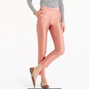 J. Crew Silk Shantung Cigarette Pant NWT